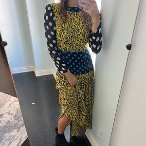 Rixo London funky maxi dress